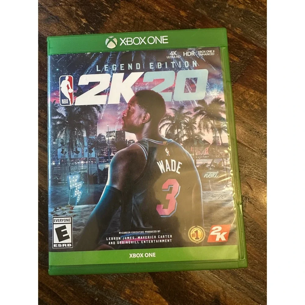 NBA 2K20 Legend Edition Xbox One Dwyane Wade Cover Basketball 4K HDR 2019